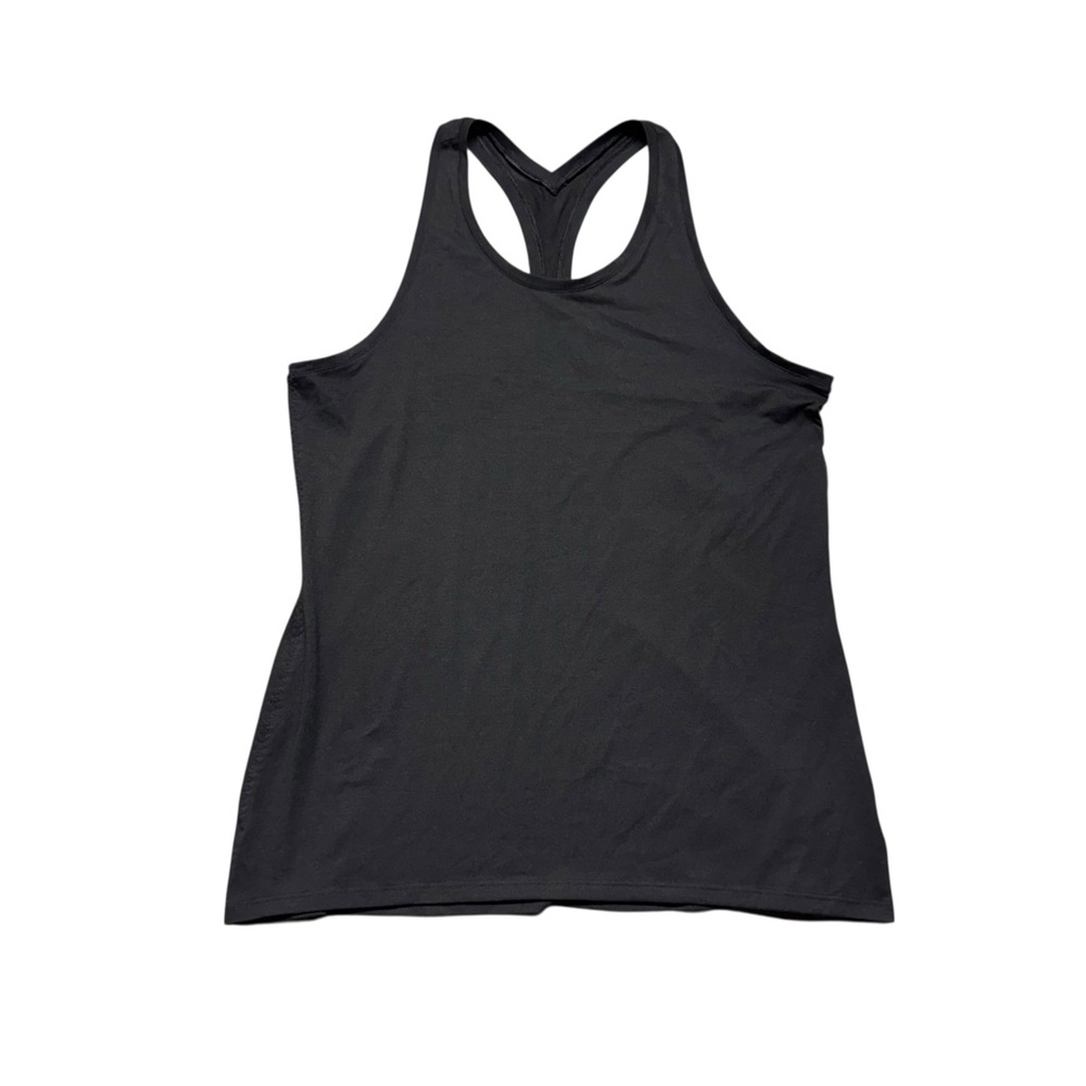 Athleta Power Up Tank Top NWT Medium Black Workout No Stink UPF Wicking Athletic